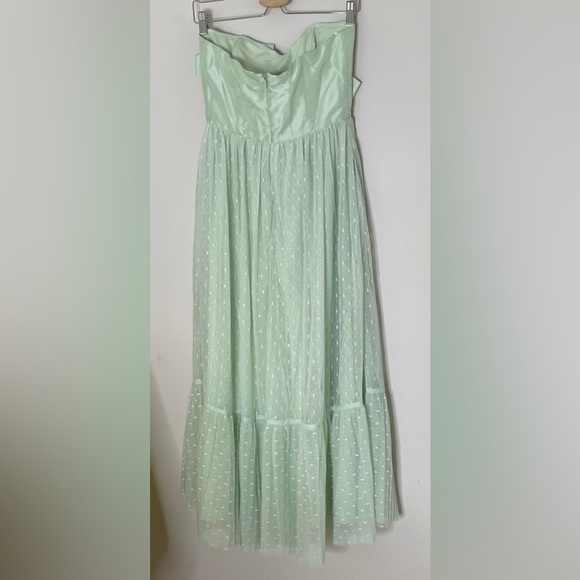 Anthropologie Tulle Bow-Tie Midi Dress - Picture 6 of 7